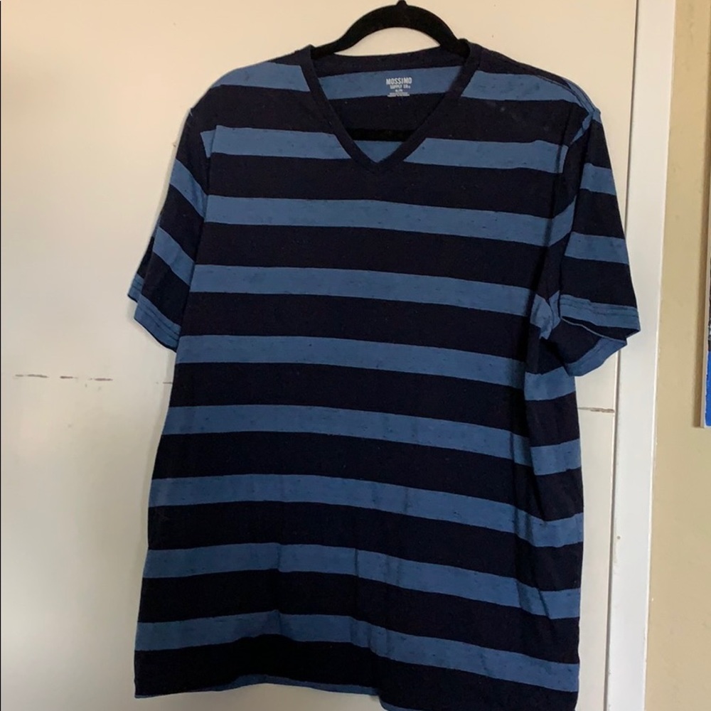 Blue striped T-shirt